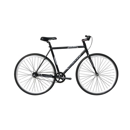 Micargi 57 cm Hi-Ten Steel & Aluminum Frame Fixed Gear Road Bicycle; Black RD-269-53-BK